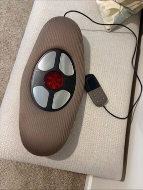 SmoothSpine Triple Fusion Back Massager 3-in-1 Spinal Traction Heat Vibration